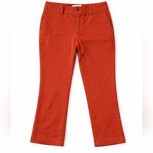 LOFT Terracotta Cropped Pants